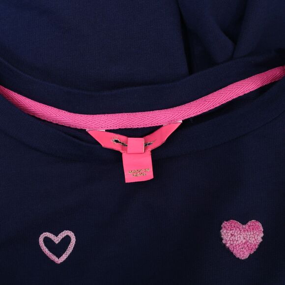 Lilly Pulitzer Rami Sweatshirt Pullover Top Heart Embroidered Cotton XS 279763 - Picture 9 of 10